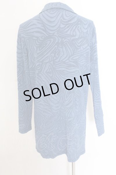 画像2: TORNADO MART / ゼブラジャガードロングカットジャケット LL ブルー O-25-02-24-043-TO-to-YM-ZT197 (2)