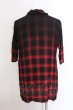 画像2: CIVARIZE / 2WAYドレープネックZIP六部袖カーディガン 46 レッド O-25-02-24-047-CI-to-YM-ZT218 (2)