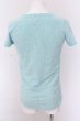 画像2: GOSTAR DE FUGA / ChampionコラボVネックTシャツ  ミント O-25-02-24-051-GO-ts-YM-ZT259 (2)