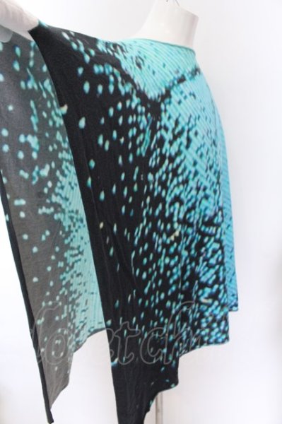 画像2: IFSIXWASNINE / PONCHO PAPILLON　パターン F パターン O-25-02-24-052-IF-to-YM-ZT260 (2)