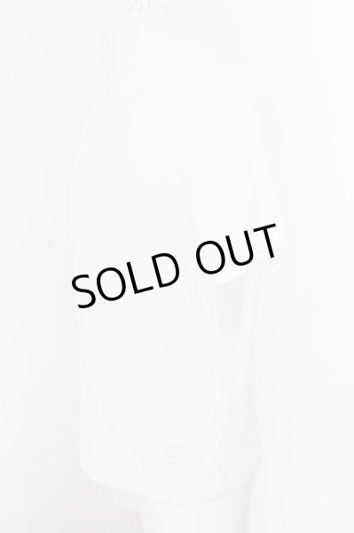 画像2: CavariA / ワッフルラウンドネックTシャツ 44 ホワイト O-25-02-24-060-Ca-ts-YM-ZT259 (2)