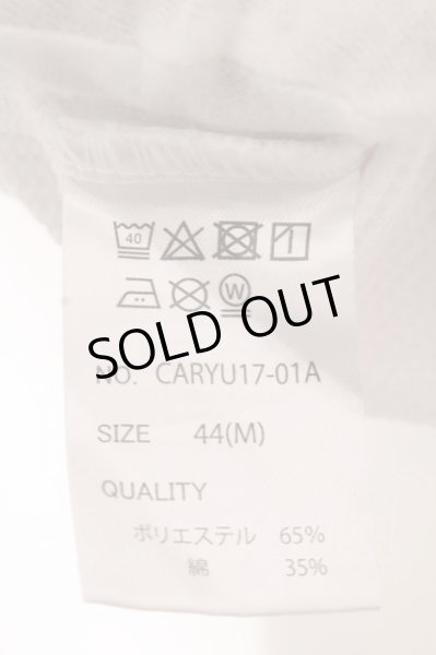 画像4: CavariA / ワッフルラウンドネックTシャツ 44 ホワイト O-25-02-24-060-Ca-ts-YM-ZT259 (4)