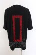 画像2: NO ID. BLACK / NOレースBIG-Tシャツ ONE ブラックｘレッド O-25-02-24-007-NO-ts-YM-ZT0301 (2)