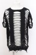 画像1: Moonage Devilment / オパールフルダメージTシャツ 44 ブラック O-25-02-24-063-Mo-ts-YM-ZT262 (1)