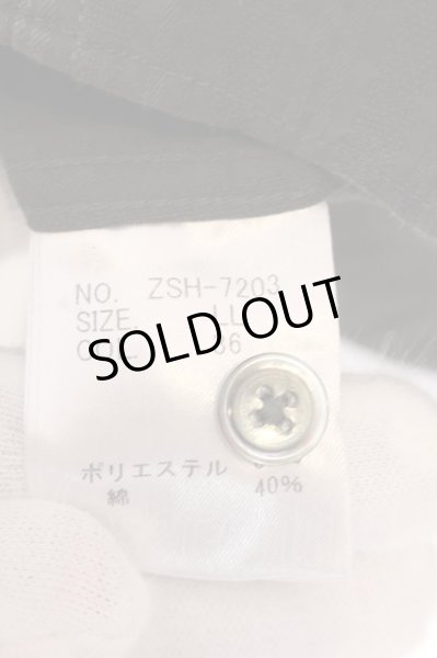 画像3: Zero by TORNADO MART / クールマックスアキハドビーサッカーシャツ LL ブラック O-25-02-24-066-Ze-sh-YM-OS (3)