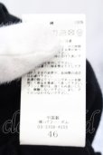 画像4: CIVARIZE / プリントポンチョ2Pレイヤードトップス 46 ブラックｘホワイト O-25-02-24-076-CI-ts-YM-ZT197 (4)