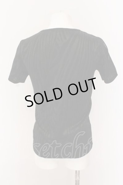 画像2: TORNADO MART / ゼブラレースアップカットソー M ブラック O-25-02-24-079-TO-ts-YM-OS (2)