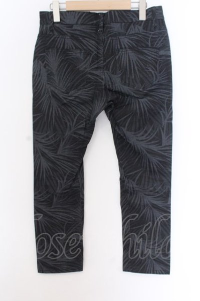 画像2: Roshell / ボタニカルプリントパンツ M ブラック O-25-02-24-087-Ro-pa-YM-ZT184 (2)