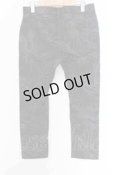 画像2: Roshell / ボタニカルプリントパンツ M ブラック O-25-02-24-087-Ro-pa-YM-ZT184 (2)