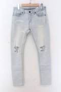 GOSTAR DE FUGA / リメイクスキニーデニムパンツ 42 ライトインディゴ O-25-02-24-089-GO-pa-YM-ZT184
