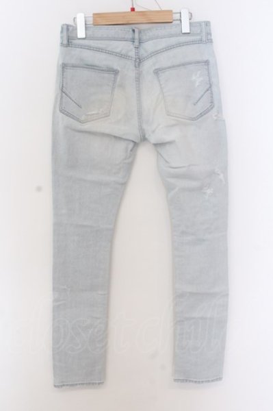 画像2: GOSTAR DE FUGA / リメイクスキニーデニムパンツ 42 ライトインディゴ O-25-02-24-089-GO-pa-YM-ZT184 (2)