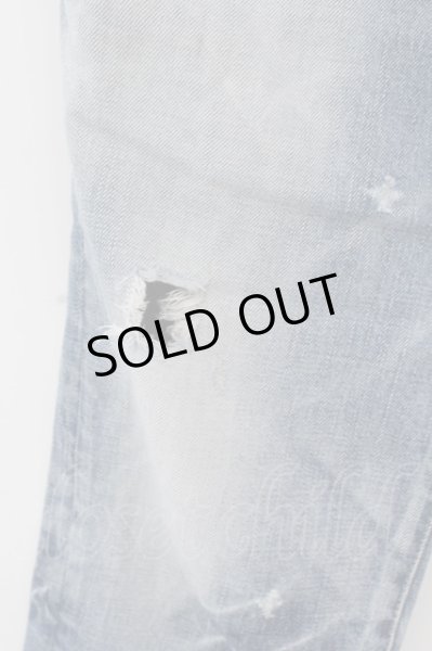 画像2: CIVARIZE / クロップドダメージデニムパンツ 44 インディゴ O-25-02-24-090-CI-pa-YM-ZT0301 (2)