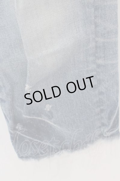 画像3: CIVARIZE / クロップドダメージデニムパンツ 44 インディゴ O-25-02-24-090-CI-pa-YM-ZT0301 (3)