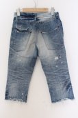 画像4: CIVARIZE / クロップドダメージデニムパンツ 44 インディゴ O-25-02-24-090-CI-pa-YM-ZT0301