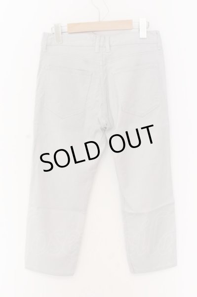 画像2: semantic design / スーパーストレッチクロップドパンツ S ライトグレー O-25-02-24-091-SE-pa-YM-ZT184 (2)