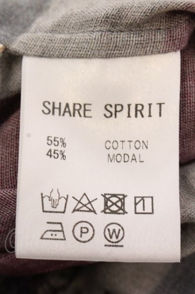 画像4: SHARE SPIRIT / 総柄コットンモダールパンツ 36 マルチ O-25-02-24-094-SH-pa-YM-ZT184 (4)