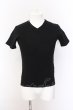 画像1: BUFFALO BOBS / RHONE(ローヌ)針抜きテレコVネックTシャツ 1-2 ブラック O-25-02-24-013-BU-to-YM-ZT199 (1)