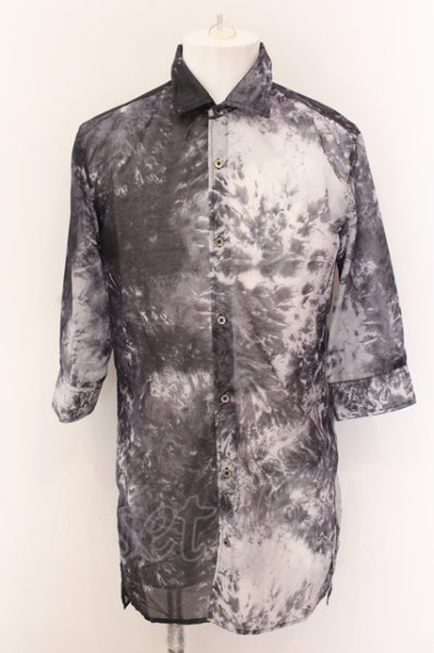 画像1: CIVARIZE / Zenith シフォンシャツ F ブラックマルチ O-25-02-24-002-CI-sh-YM-ZT200 (1)