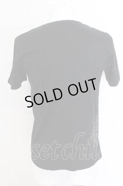 画像3: TORNADO MART / トライバル泊プリントVネックTシャツ M ブラック O-25-02-24-014-TO-ts-YM-OS (3)