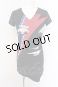 CIVARIZE / LightningロングプリントTシャツ 44 ブラック O-25-02-24-015-CI-ts-YM-ZT218