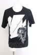 画像1: TORNADO MART / ロゴフラワーTシャツ M ブラック O-25-02-24-019-TO-ts-YM-ZT199 (1)