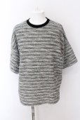 画像1: HARE / サマーメランジツイードTシャツ F グレー O-25-02-24-028-HA-ts-YM-ZT205 (1)