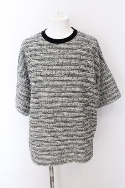 画像1: HARE / サマーメランジツイードTシャツ F グレー O-25-02-24-028-HA-ts-YM-ZT205 (1)