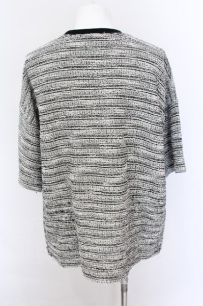 画像2: HARE / サマーメランジツイードTシャツ F グレー O-25-02-24-028-HA-ts-YM-ZT205 (2)