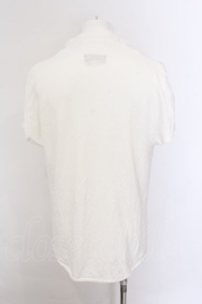 画像2: TORNADO MART / テンセルスラブ裏毛ドレープTシャツ L ホワイト O-25-02-24-029-TO-ts-YM-ZT205 (2)