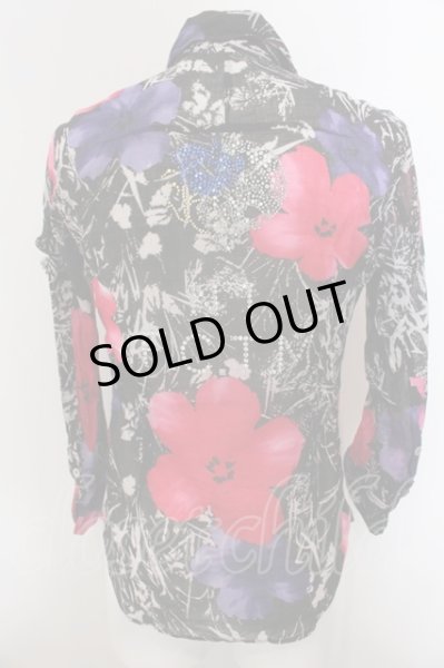 画像3: FranCisT_MOR.K.S. / 別注フルスワロハイビスカルシャツ 2 ブラックｘマルチ O-25-02-28-031-Fr-sh-YM-ZT261 (3)