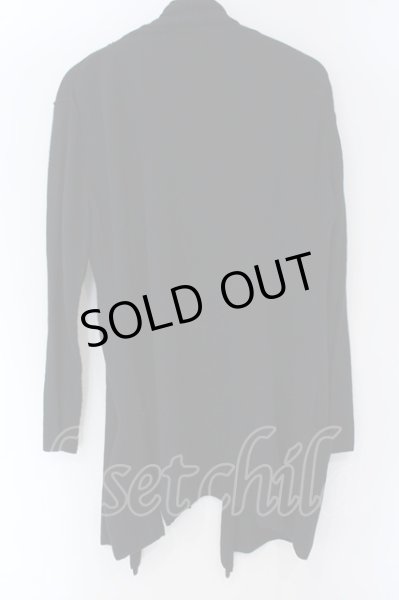 画像2: Black by VANQUISH / コットンロングカーディガン S ブラック O-25-02-28-004-Bl-to-YM-ZT276 (2)