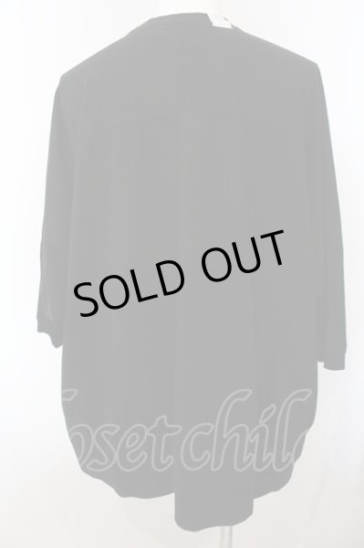 画像3: GLIM CLAP / オーバーサイズカットソー  ブラック O-25-02-28-033-GL-ts-YM-ZT261 (3)