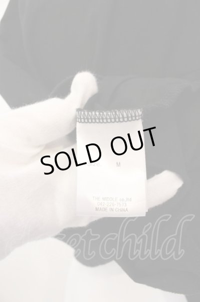 画像4: GLIM CLAP / オーバーサイズカットソー  ブラック O-25-02-28-033-GL-ts-YM-ZT261 (4)