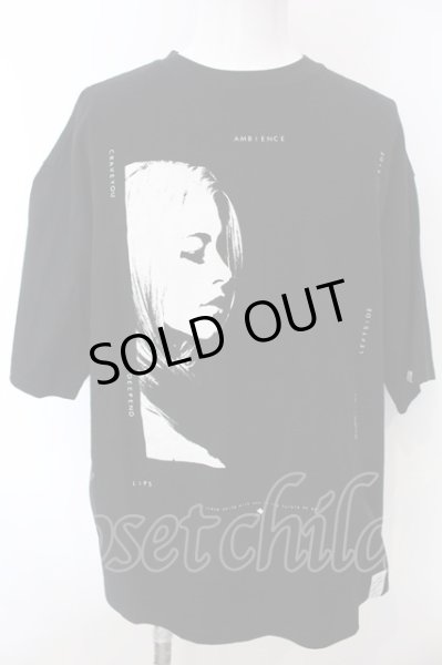 画像1: GLIM CLAP / GIRL&AMBIENCE オーバーサイズカットソー  ブラック O-25-02-28-035-GL-ts-YM-ZT261 (1)