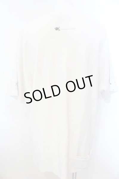 画像3: GLIM CLAP / ペインティングオーバーサイズカットソー  ホワイト O-25-02-28-037-GL-ts-YM-ZT261 (3)