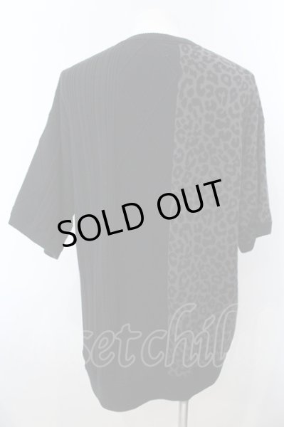 画像3: GLIM CLAP / ペインティングオーバーサイズカットソー  ブラック O-25-02-28-038-GL-ts-YM-ZT261 (3)