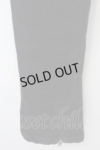 画像3: IFSIXWASNINE / LU/SBCM-7 レースアップデニムパンツ【メンズ29】 29 ブラック O-25-02-28-043-IF-pa-YM-OS (3)