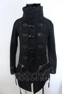 KMRii / Denim duffle coat　コート 1 ブラック O-25-02-28-044-KM-ou-YM-ZT-ML036