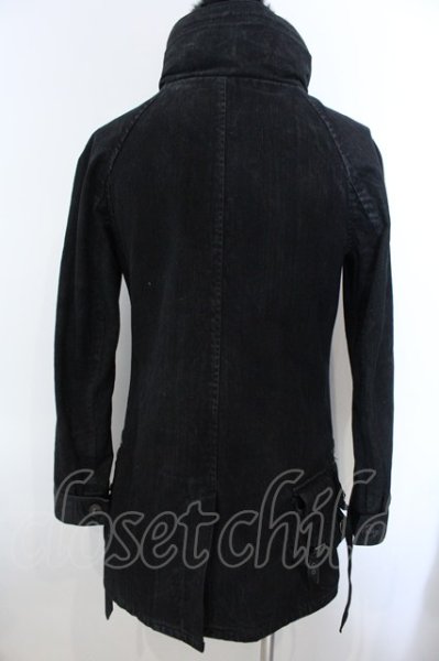 画像6: KMRii / Denim duffle coat　コート 1 ブラック O-25-02-28-044-KM-ou-YM-ZT-ML036 (6)