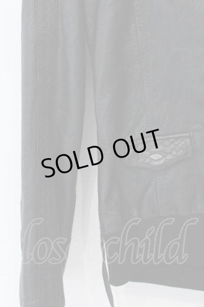 画像5: KMRii / Goat Leather Hoodie レザーパーカー 1 ブラック O-25-02-28-045-KM-ou-YM-ZT-ML009 (5)