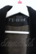 画像2: 14th Addiction / Goat Skin Mouton Vest レザーベスト 1 ブラック O-25-02-28-046-14-ja-YM-ZT-ML001 (2)