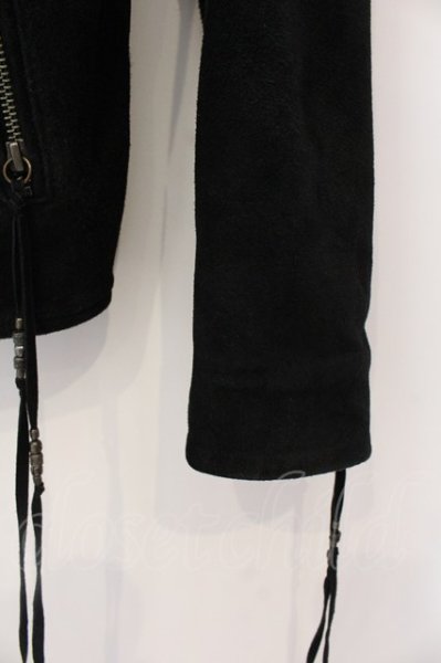 画像3: 14th Addiction / Suede Dowbl Riders レザーライダースジャケット 1 ブラック O-25-02-28-047-14-ja-YM-ZT-ML001 (3)