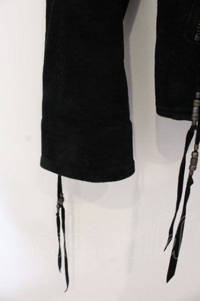 画像4: 14th Addiction / Suede Dowbl Riders レザーライダースジャケット 1 ブラック O-25-02-28-047-14-ja-YM-ZT-ML001 (4)