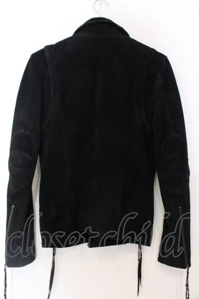 画像6: 14th Addiction / Suede Dowbl Riders レザーライダースジャケット 1 ブラック O-25-02-28-047-14-ja-YM-ZT-ML001 (6)