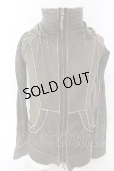 画像1: 14th Addiction / ZIP UP HOODIE パーカー 1 カーキ O-25-02-28-049-14-to-YM-OS (1)