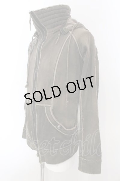 画像3: 14th Addiction / ZIP UP HOODIE パーカー 1 カーキ O-25-02-28-049-14-to-YM-OS (3)