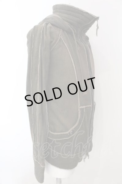 画像4: 14th Addiction / ZIP UP HOODIE パーカー 1 カーキ O-25-02-28-049-14-to-YM-OS (4)