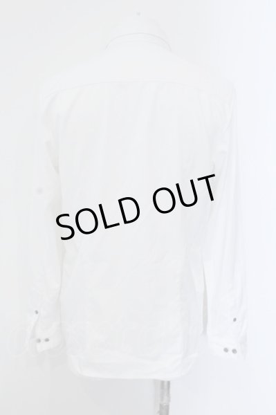 画像2: NO ID. BLACK / リボンタイ付ピンタックシャツ 1 ホワイト O-25-02-28-001-NO-sh-YM-ZT276 (2)