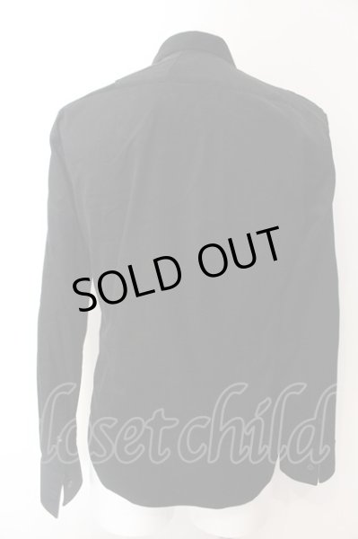 画像3: TORNADO MART / ステッチワークコーデュロイシャツ L ブラック O-25-02-28-051-TO-sh-YM-ZT292 (3)