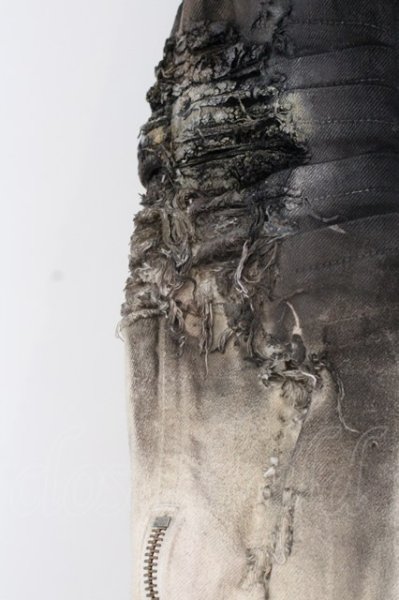 画像3: LGB / G-5　BURN&ASH デニムジャケット【メンズ1】 1 ブラックｘホワイト O-25-02-28-052-LG-ja-YM-ZT-M007 (3)